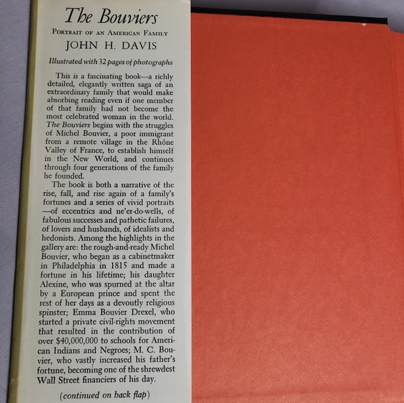 The Bouviers Portrait of an American Family by John H. Davis hardcover novel - Picture 4 of 6